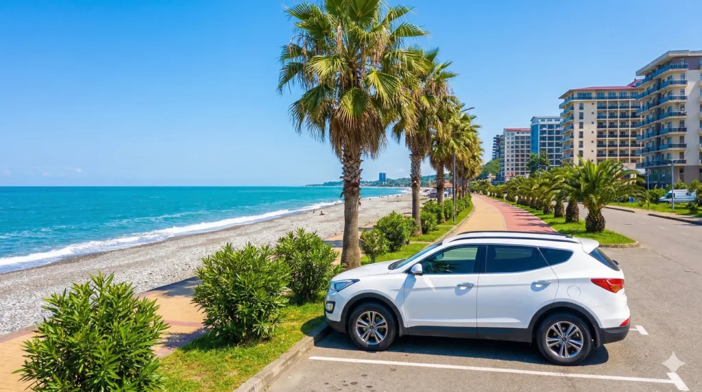 Car Rental Kobuleti with Hotel Delivery Georgia